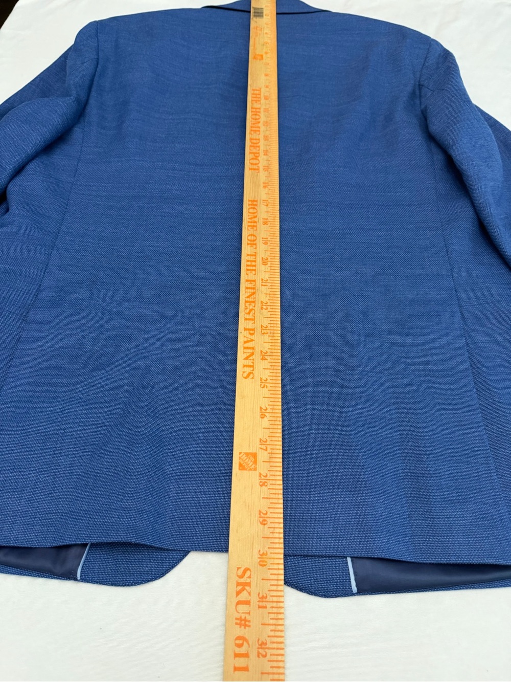Charles Tyrwhitt Blazer 40R Blue Wool Slim Fit Duel Vent Jacket - Picture 7 of 11